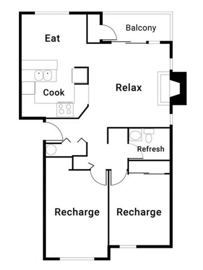 2x1 A 10605-04 floor plan